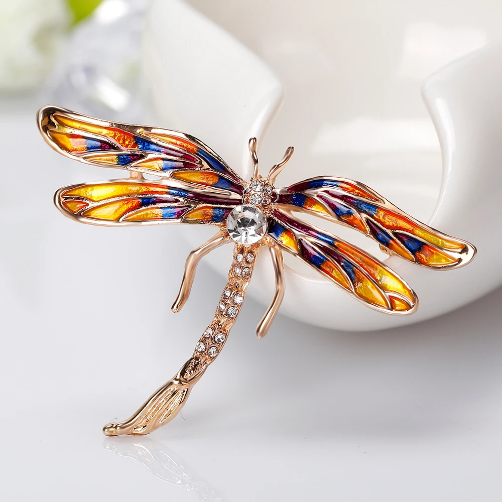 2018 Rhinestone Pins and Brooches For Women Enamel Pin Brooch Jewelry