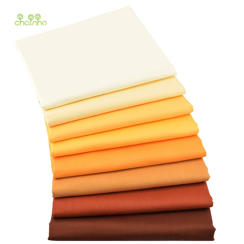 Chainho, серия желтого цвета, печатная саржевая хлопковая ткань, Лоскутная одежда, DIY шитье и материал для стеганых изделий для ребенка и ребенка, полметра