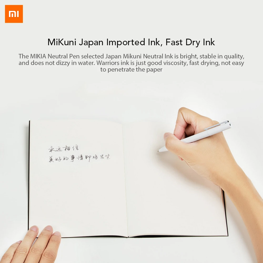 Оригинальная ручка Xiaomi Mijia с 0,5 мм швейцарской черной заправкой 143 мм роликовый шариковый знак ручка шариковая ручка для подписи