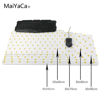 

MaiYaCa Golden Large Dot Mouse pads 800x300mm pad to Mouse Notbook Computer Mousepad Cheapest Gaming pad mouse Gamer to 90x30cm