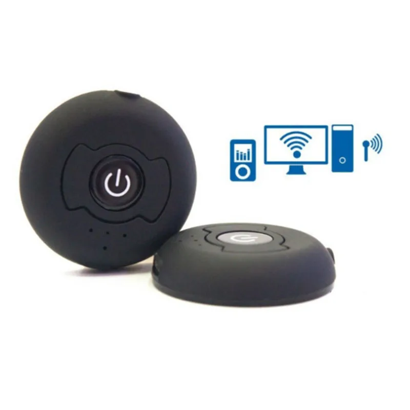 

CSR 4.0 Dual Bluetooth Audio Transmitter Multi-point Bluetooth 4.0 Audio Transmitter Wireless Adapter 3.5mm for AV TV DVD Black