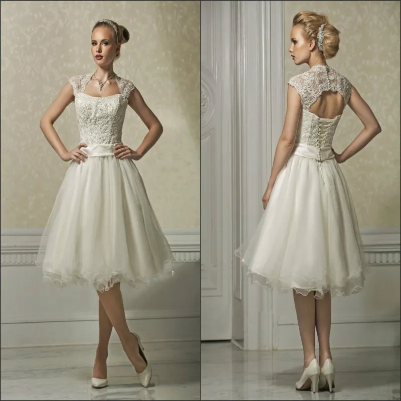 Online Buy Wholesale vintage knee length wedding dress from China ...