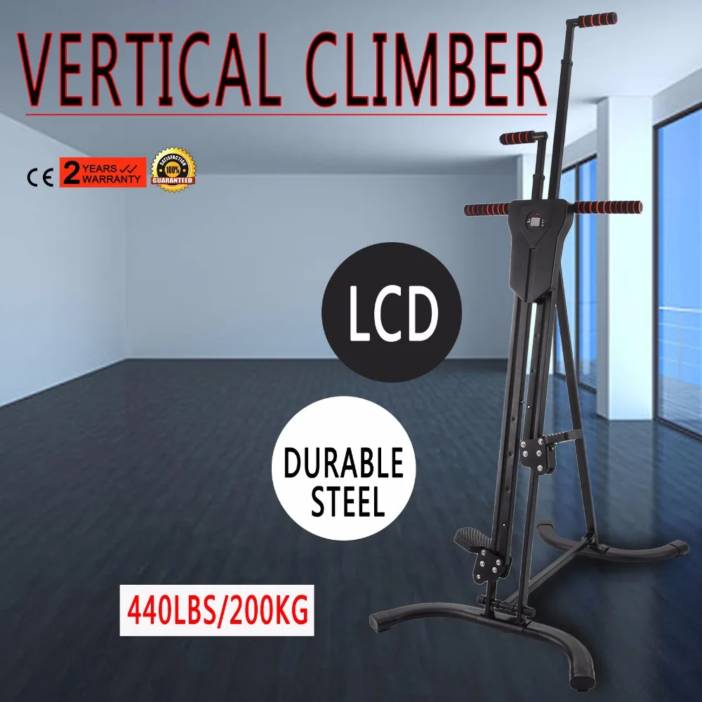 

Stepper Cardio Climbing System Fitness Workout Home Gym Exercise Climber Machine