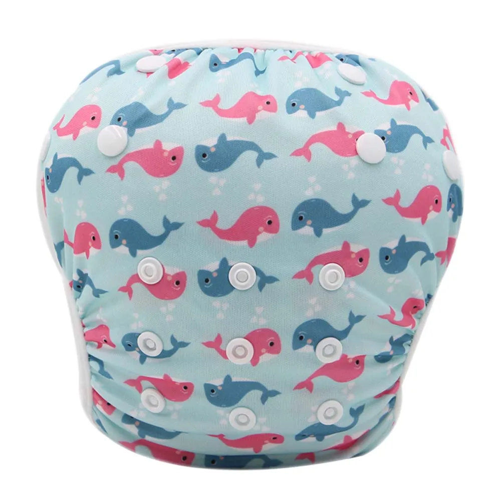 

waterproof digital print summer baby swim diaper swim nappy for swimming pool washable baby diaper cut pattern for summer
