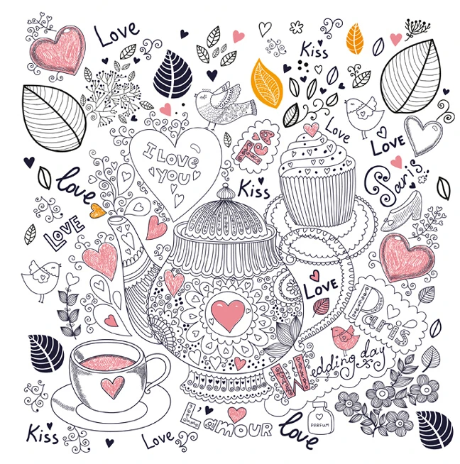 96Page Anti Stress Inky Treasure Flower Coloring Books For Children Adult Similiar With Secret Garden