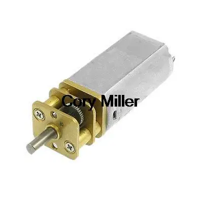 

Speed Reducing DC 12V 200RPM 0.08A Geared Gearbox Micro Motor