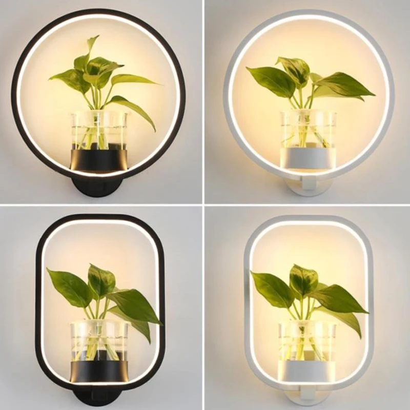 Lâmpada de Parede Lâmpada do Corredor Nova Moderna Sala Estar Restaurante Escada Estudo Quarto Lâmpada Cabeceira Hidropônico Planta Lâmpadas Parede Led