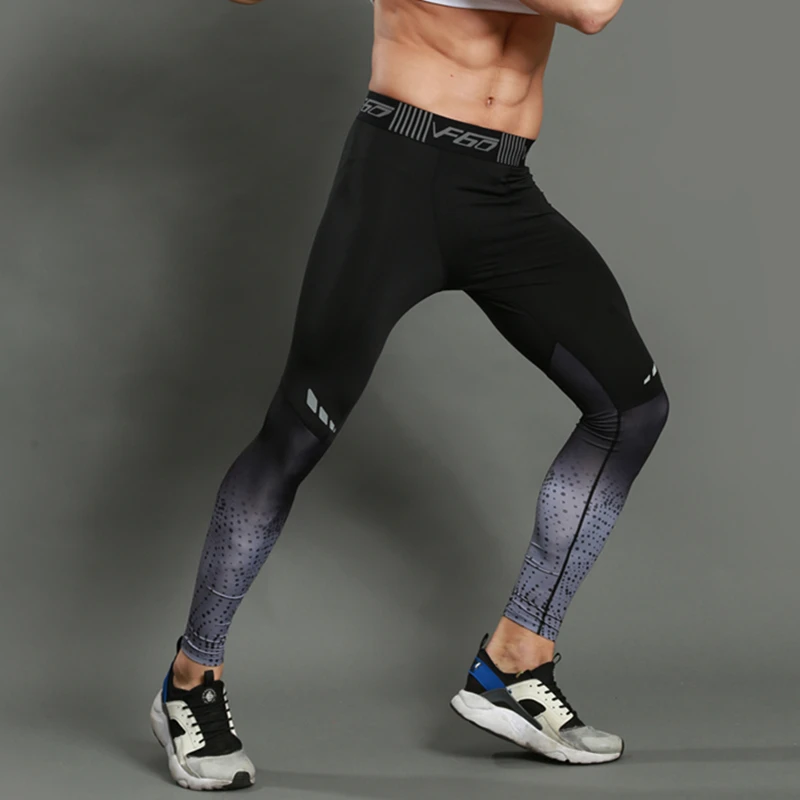 Беговые колготки мужские спортивные локоть леггинсы для фитнеса спортивная одежда длинные брюки компрессионные штаны для йоги колготки спортивные штаны для мужчин