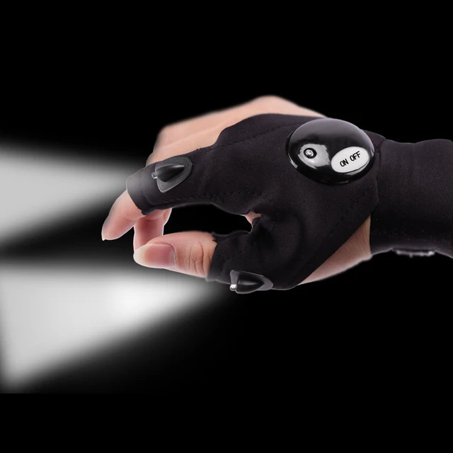 Buy 1pcs Lighting glove Night car repair glove led