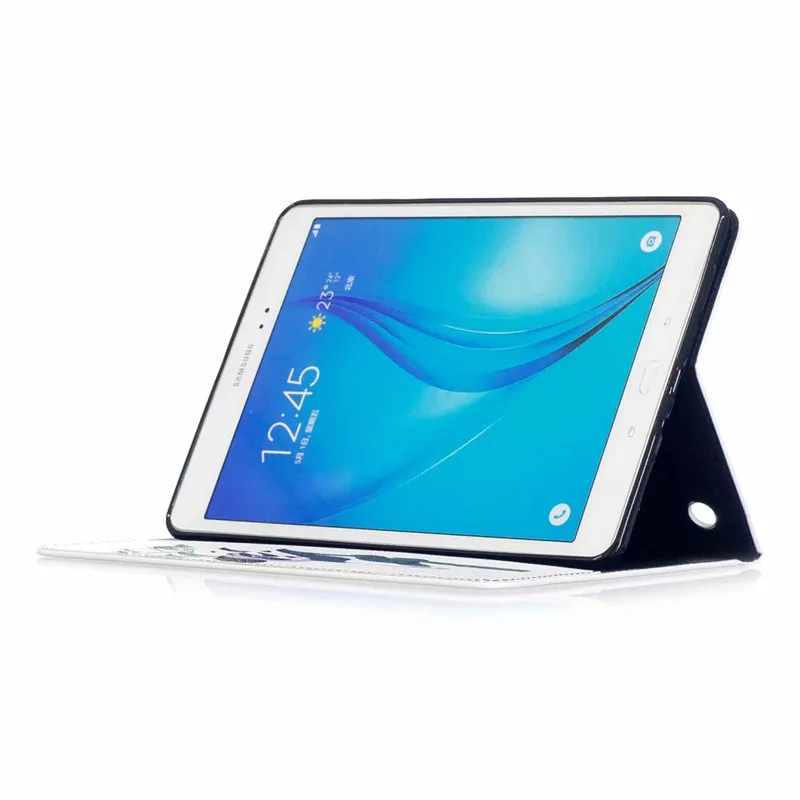 SM-T550 Модный чехол с рисунком панды для samsung Galaxy Tab A 9,7 SM-T555 T550 P555, умный чехол, чехол для планшета из ПУ кожи