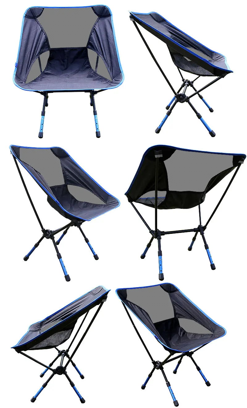 Регулируемый удлиненный 4 цвета алюминиевая рама складной походный пляжный стул большой стул сиденье для кемпинга для сада спорта на открытом воздухе