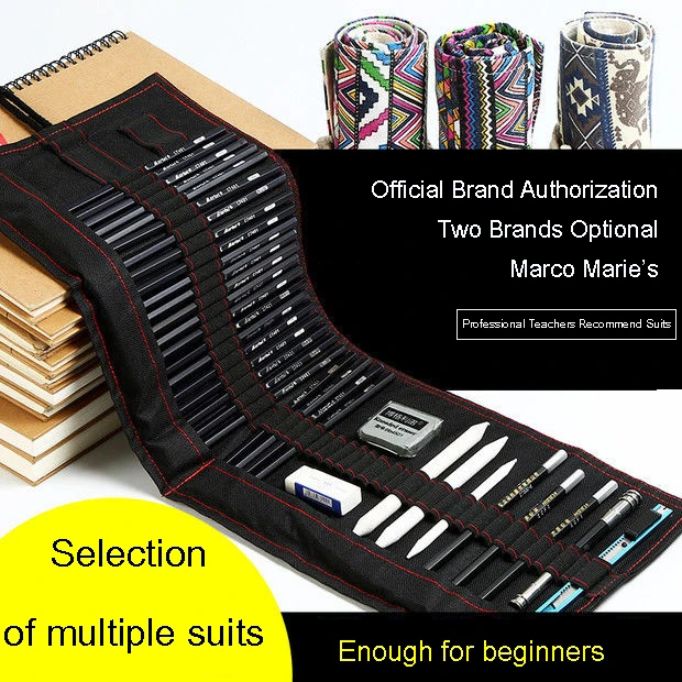 Preise Skizze bleistift set anfänger skizze stift set student mit 2b hb malerei malerei malerei werkzeug pinsel set kunst liefert