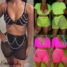 Sexy Womens Fishnet Shorts Bikini Cover Up High Waist Beachwear Swimwear Bathing fishnet legging shorts