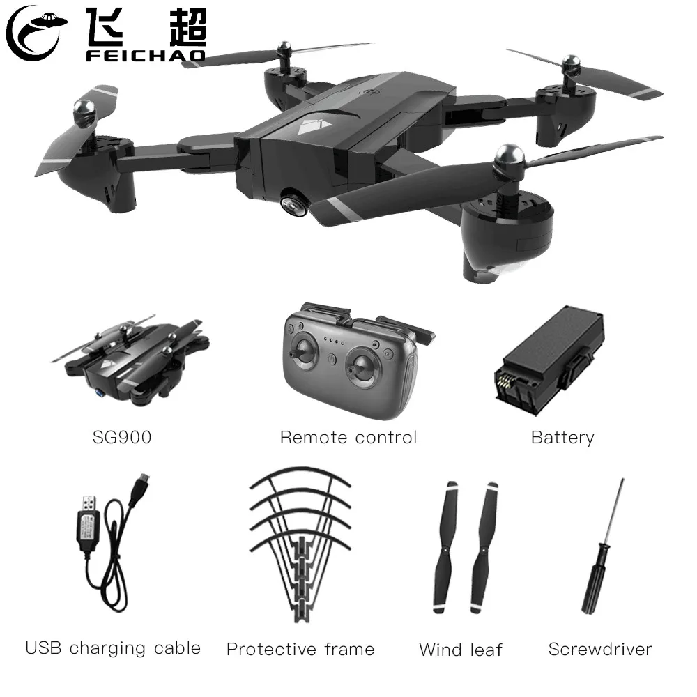 Камера GPS HD 720P 1080P Профессиональный FPV Wi Fi RC Квадрокоптер с фиксированной точкой