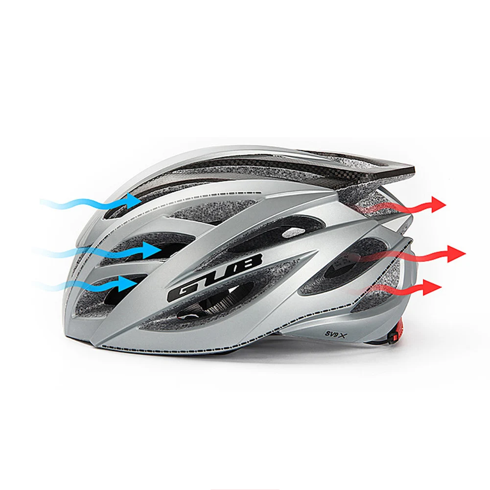 

GUB Bicycle Helmet Integrated Carbon Fiber Mountain Road Bike Riding Helmet Riding Hat Cycling Equipment for Men and Women SV9X