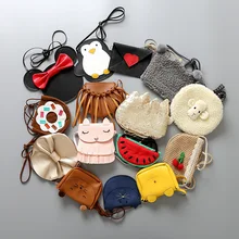 Детские сумочки для монет, Мультяшные милые сумки через плечо для девочек, сумки для детского сада, сумки-мессенджеры для маленьких девочек, подарки