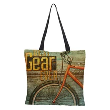 Краудейл двухсторонняя окрашенная сумка женская большая хозяйственная сумка Льняная сумка на плечо для дам сумка женская сумка на плечо из ткани