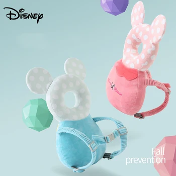 

Disney Baby Toddler Headrest Head Protection Mickey Minnie Pad Neck Pillow For Boys Girls Kid Nursing Fall Prevention Cushion