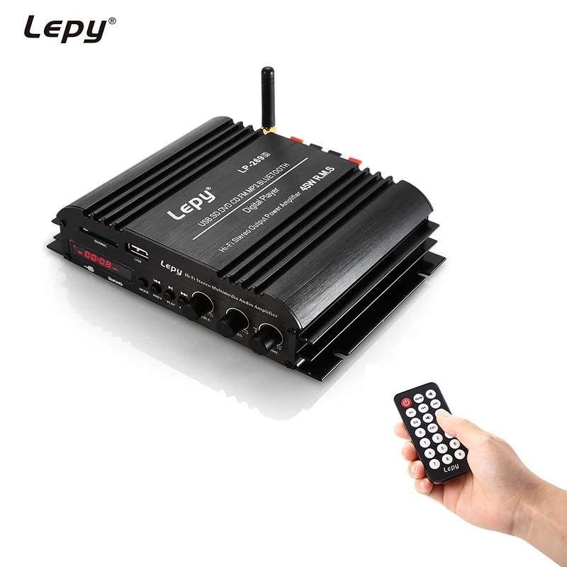Pаспродажа LP 269S HiFi Цифровой стерео Bluetooth усилители домашние США Plug 2 канала мощный звук Совместимость с Автомобиль Мотоцикл компьютер динамик