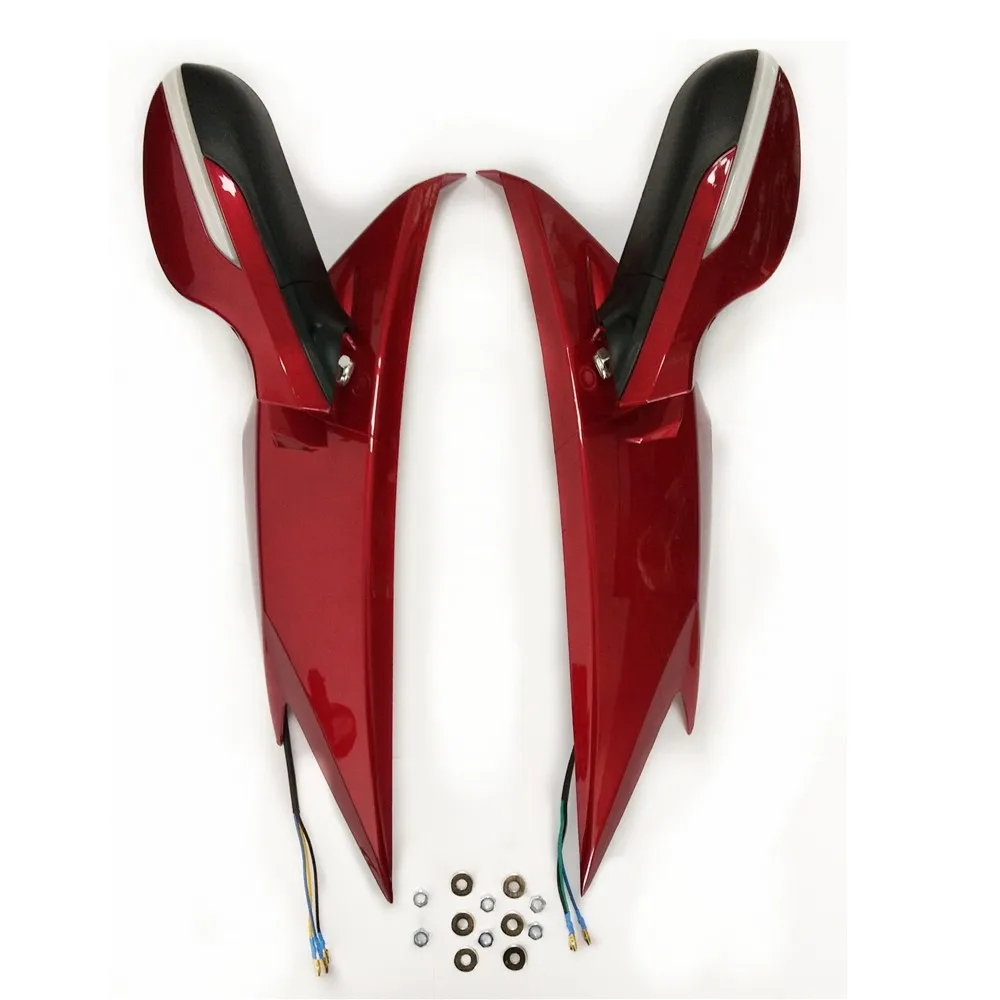 Modified Motorcycle NMAX nmax rear view side mirror carbon black red