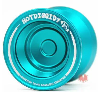 Новое поступление MAGICYOYO MAGIC Hotdiggidy-M07 первое поколение YOYO для профессионального йо-йо 6061 один металл - Цвет: green