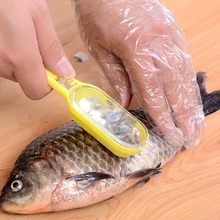 3 шт./лот инструмент для кухни быстрая очистка рыбьей кожи чешуя щетка для удаления Овощечистка Нож для удаления рыбьей чешуи морепродукты инструменты