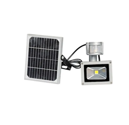 10W solar power pir Infrared Motion carport security High brightness led floodlight Outdoor
