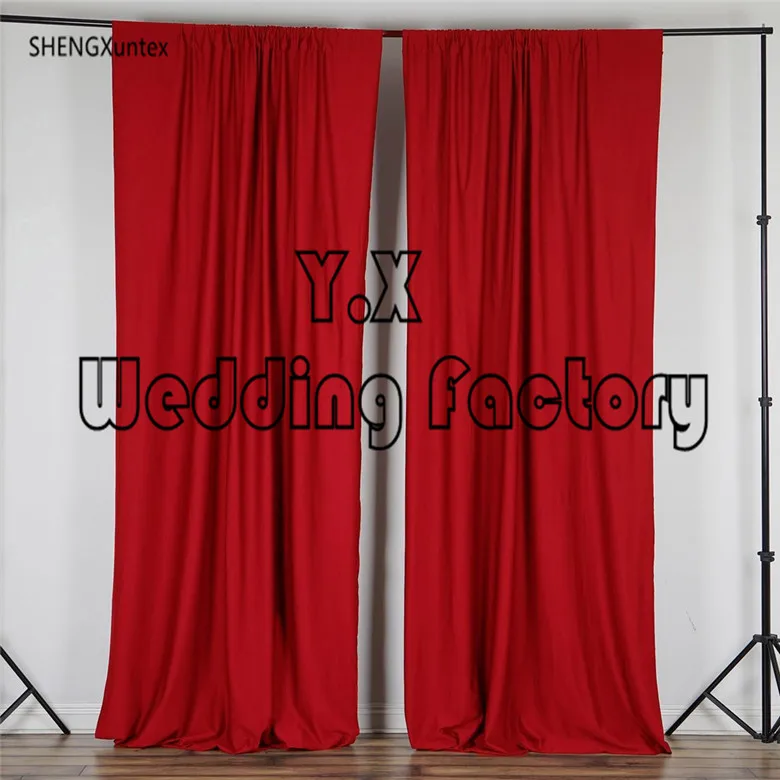

Free Shipping Poly Fabric Panel Backdrop Curtain For Party Wedding Event Decoration