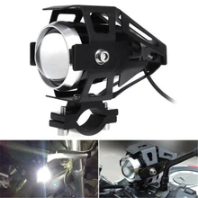 

ANTINIYA 1PC U5 Aluminum LED Motorcycle Headlight Driving Spotlight Moto Fog Driving White Light Lamp Waterproof Optical Lens