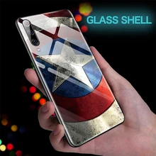 Чехол для телефона Marvel Железный человек Бэтмен стекло для Xiaomi mi 8 9 SE Lite F1 9T красный mi Note 5 6 7 8 Pro Plus чехол Капитан Америка