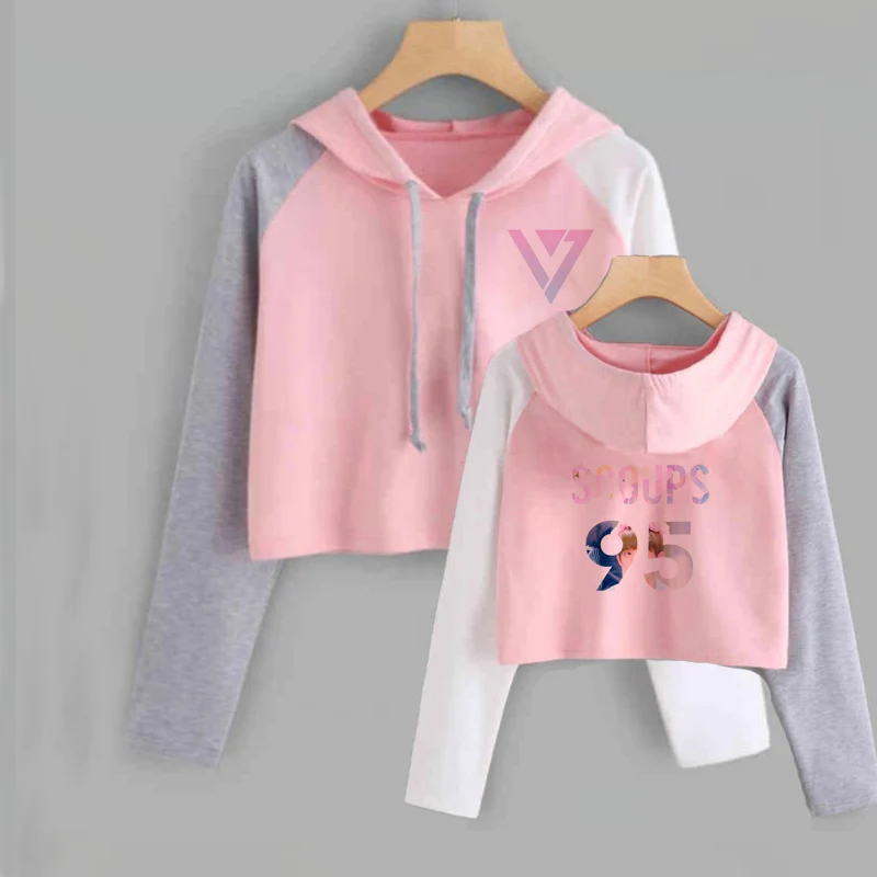Seventeen Crop Top Hoodies 2021 - Image 6