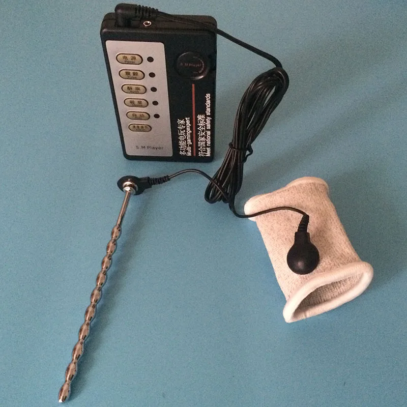 Sex Products Electric Shock Penis Plug Catheter Electrical Stimulation