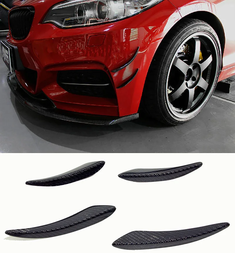 

E Style Carbon fiber Front Spoiler Splitter Canard Fit For BMW F22 M-Sport