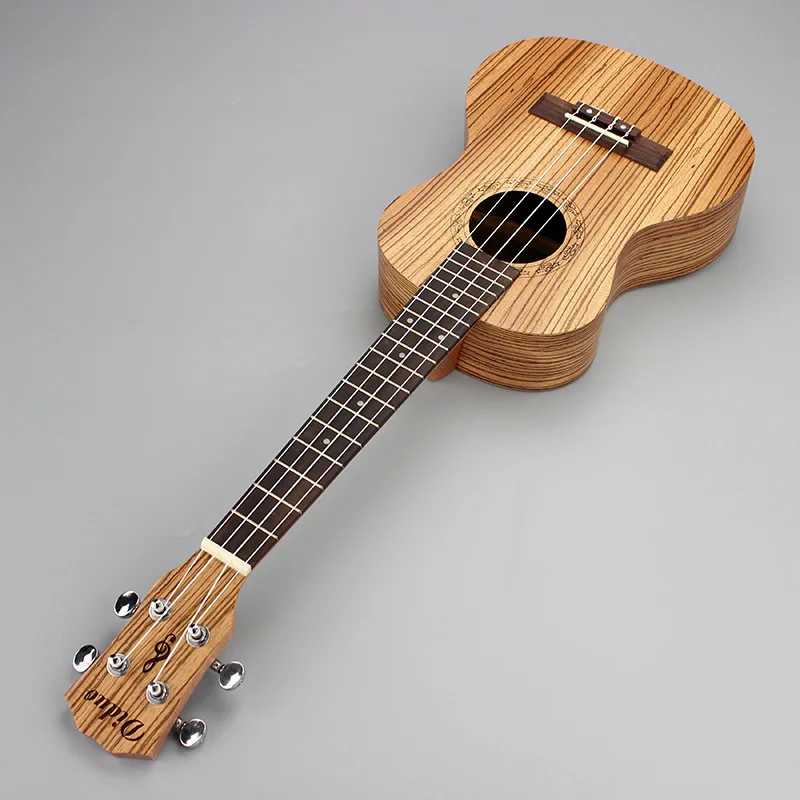 

Ternor Ukulele 26 Inch Hawaiian Guitar 4 Strings Ukelele Guitarra Handcraft Zebra Wood Musical Instruments Uke