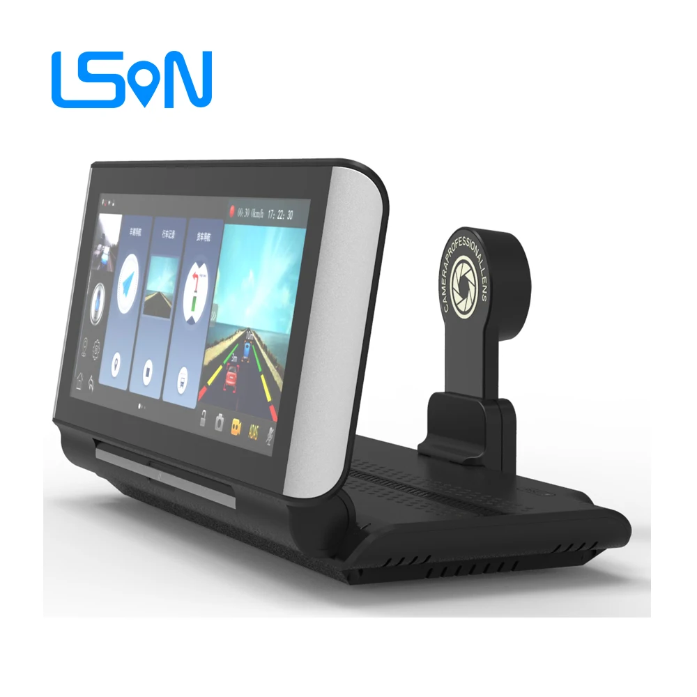 

LSON T4 3G GPS with DVR Camera 170 Degree Wide Angle 4.0 Inch WiFi IPS HD 1080P DashCam with Navitel Russian map