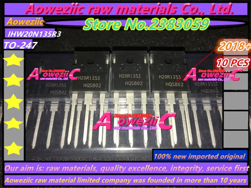 

Aoweziic 2018 + 100 новая импортная оригинальная силовая трубка H20R1353 IHW20N135R3 TO-247 IGBT 1350 в 20 А