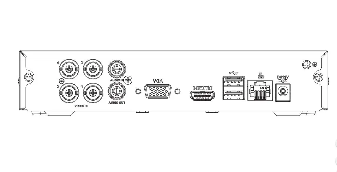 Dahua XVR1B04 XVR1B08 4/8 канальный Penta-brid 1080N/720P Cooper 1U цифровой видеорегистратор