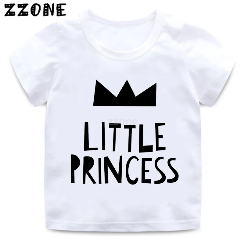 Футболка с надписью Daddy's Little Princess для мальчиков и девочек детская повседневная