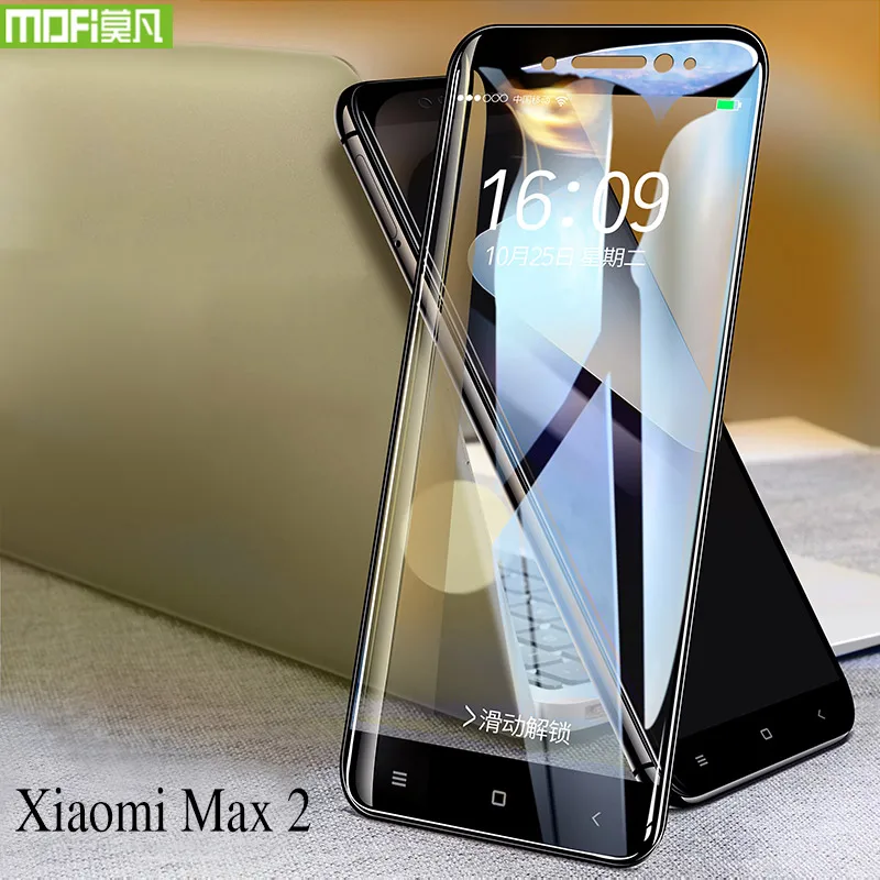 Закаленное стекло Mofi для Xiaomi mi max2 защита экрана закаленное xiaomi max 2 полноразмерная