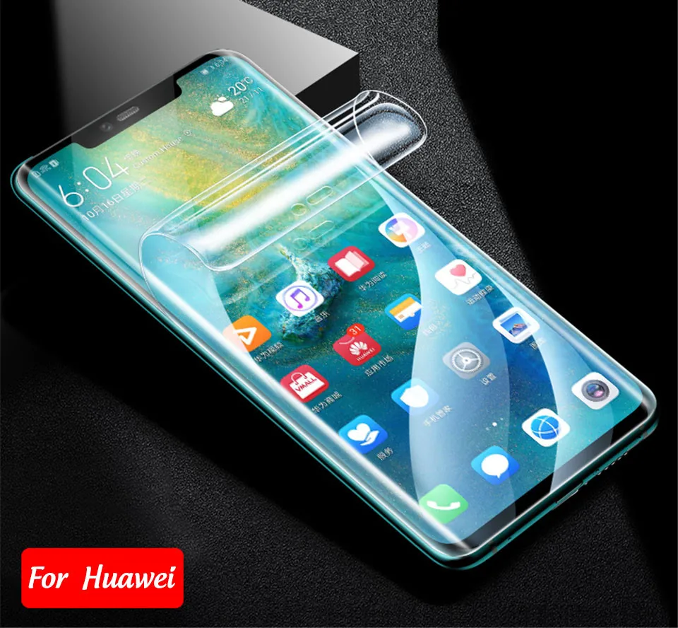 20D Гидрогелевая пленка для huawei P20 P10 Lite Pro P Smart Защитная пленка для экрана huawei mate 20 10 Lite Pro Ультра тонкая защитная