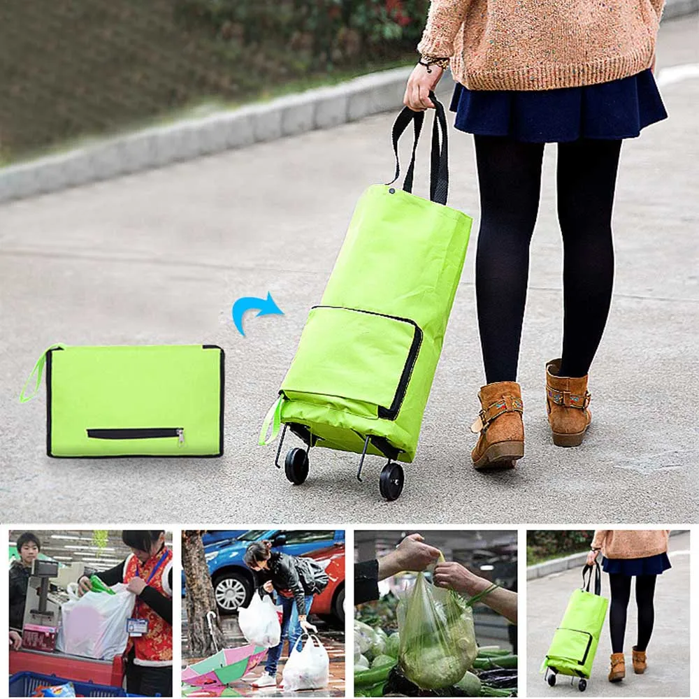 Новая вместительная сумка-Органайзер на колесиках для покупок, Складные портативные сумки для покупок, купить Сумка для овощей