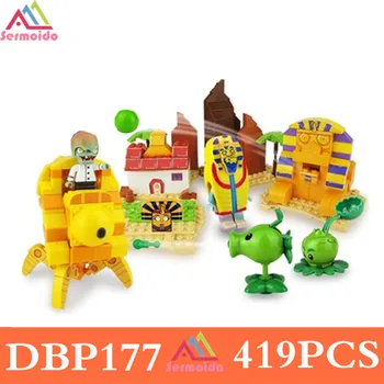

Plants vs Zombies Garden Maze Struck Game Legoings Building Bricks Blocks Set Anime Figures My World Toys For Children Gifts