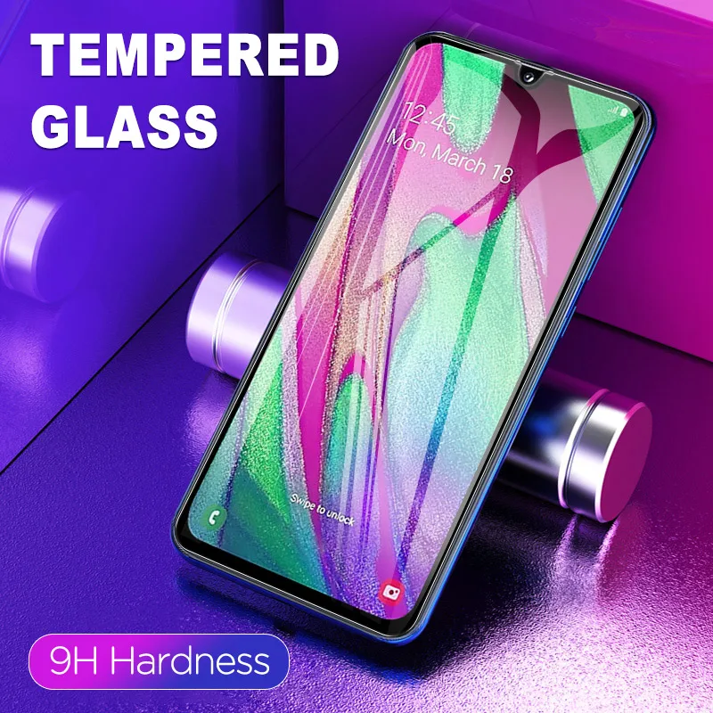 

Screen Protective Glass on the For Samsung A8 A9 2018 A8S A40 HD Tempered Glass Film For Samsung Galaxy A40 A60 A70 A80 A90 A9
