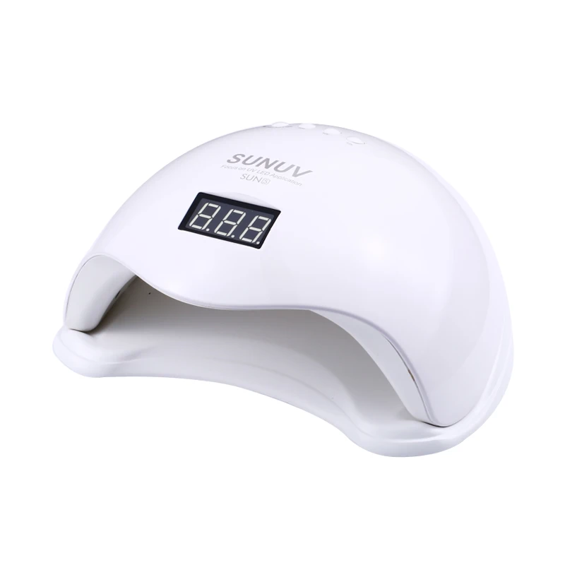

SUN5 48W White Light Professional LED&UV Lamp For Gel Machine Infrared Sensor Timer LCD Display For All UV Gel Nail Polish Dryer