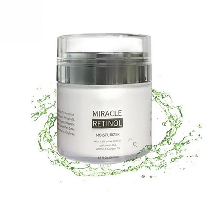 Moisturizing Face Cream 50ml Organic Retinol Vitamin C Whitening Anti Aging Wrinkles Face Cream New