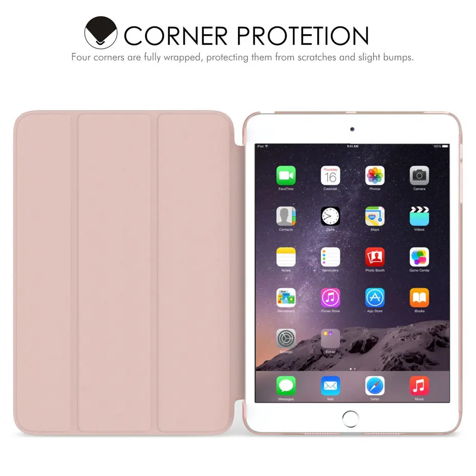 Ультратонкий Магнитный чехол для IPad Mini 1 2 3 7," планшет, iBuyiWin Стенд смарт-чехол из искусственной кожи+ Бесплатный протектор экрана+ ручка
