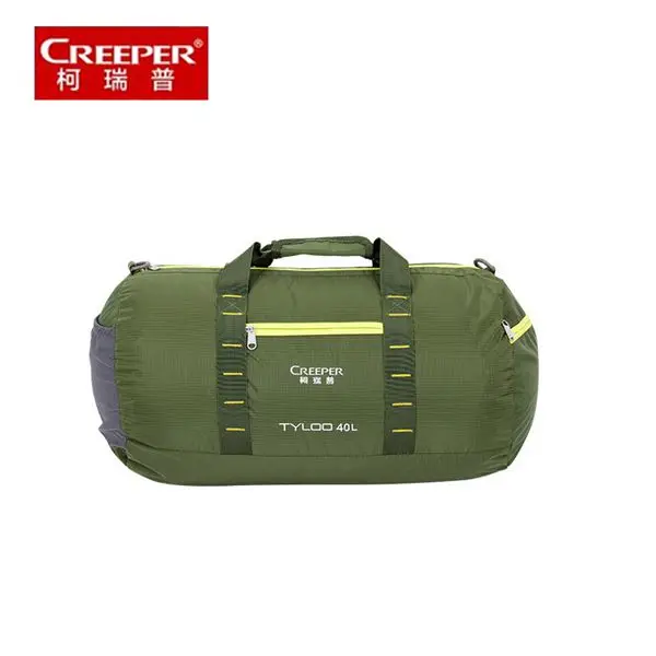 Creeper Лидер продаж Для мужчин и Для женщин складной дорожные сумки высокого качества нейлон Водонепроницаемый Для мужчин Туристические сумки на плечо - Цвет: 40L  dark green