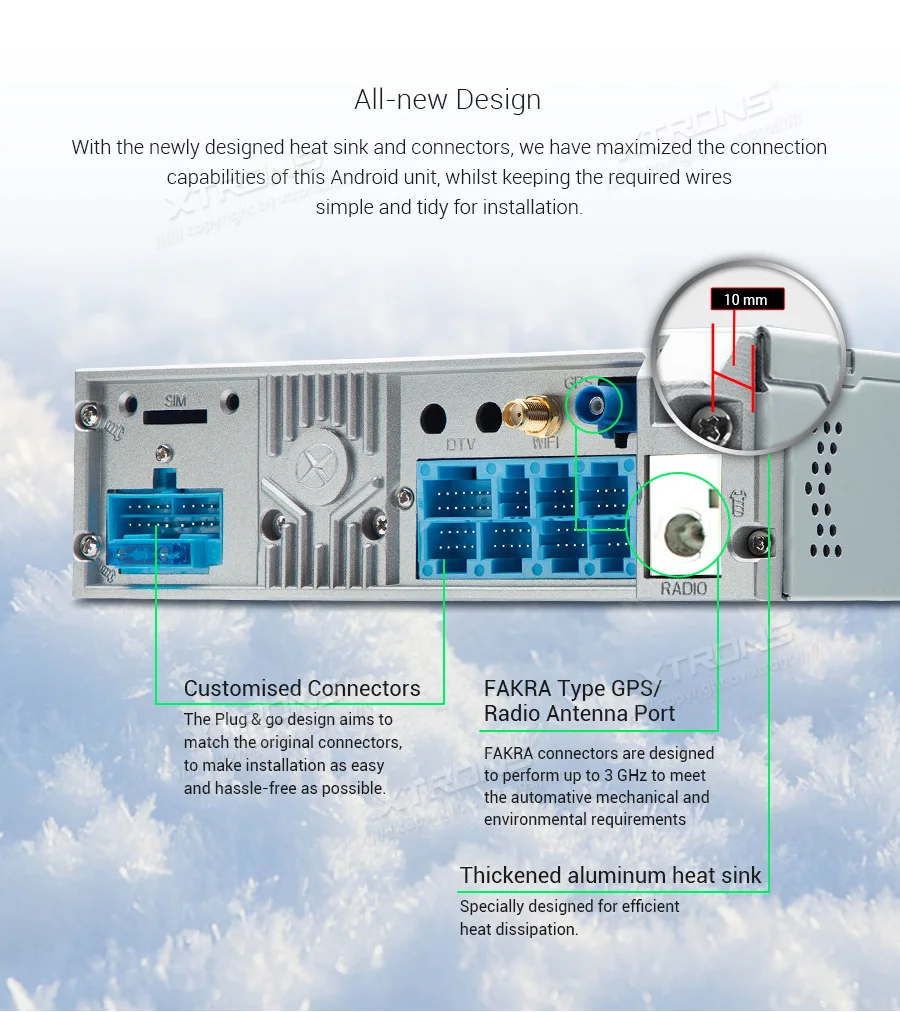 Clearance XTRONS 1 Din 10.1