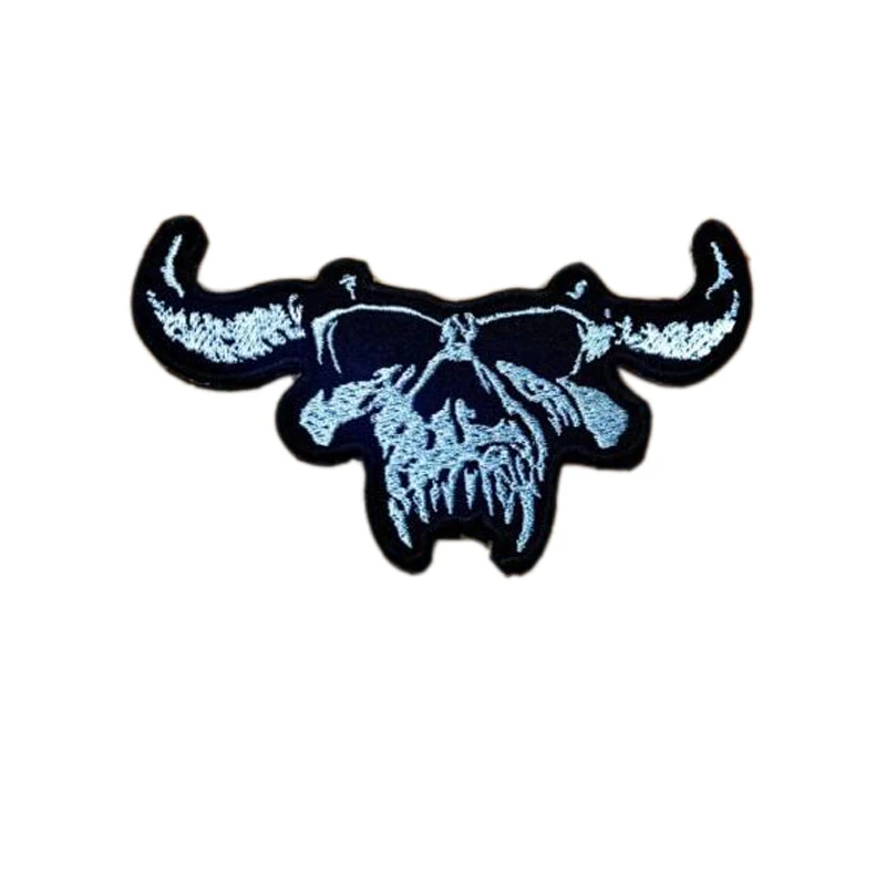 

Clothing patch DANZIG Sew Iron On Patch Rock Band Logo Badge Heavy Metal Music Embroidered