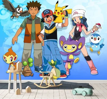 

[Self-Adhesive] 3D Pokemon Classic Animation 72 Japan Anime Wall Paper mural Wall Print Decal Wall Murals